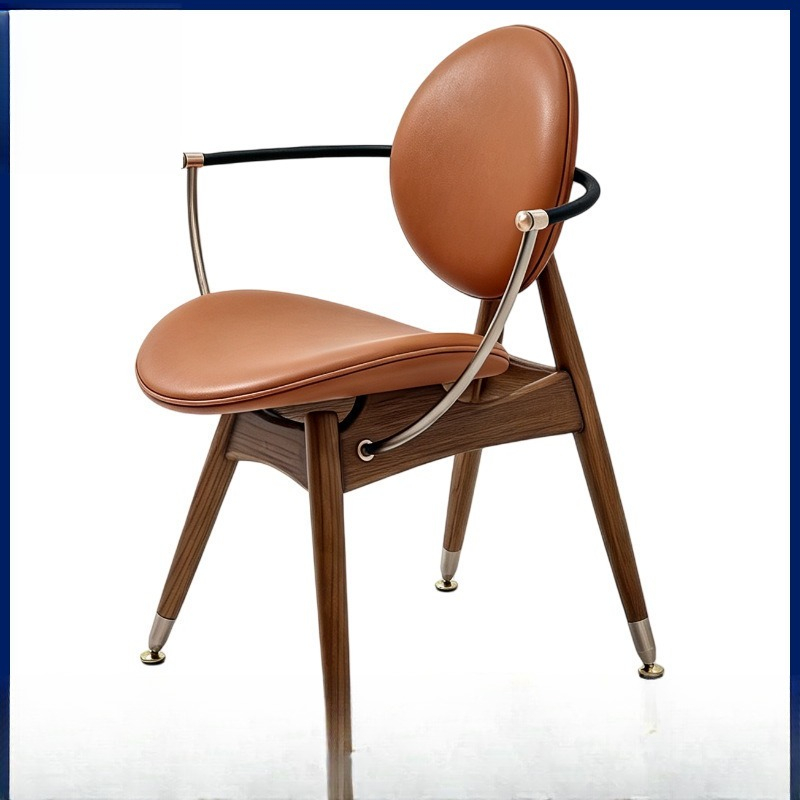 Home Office Depot - Silla Retro de Madera Maciza, Silla