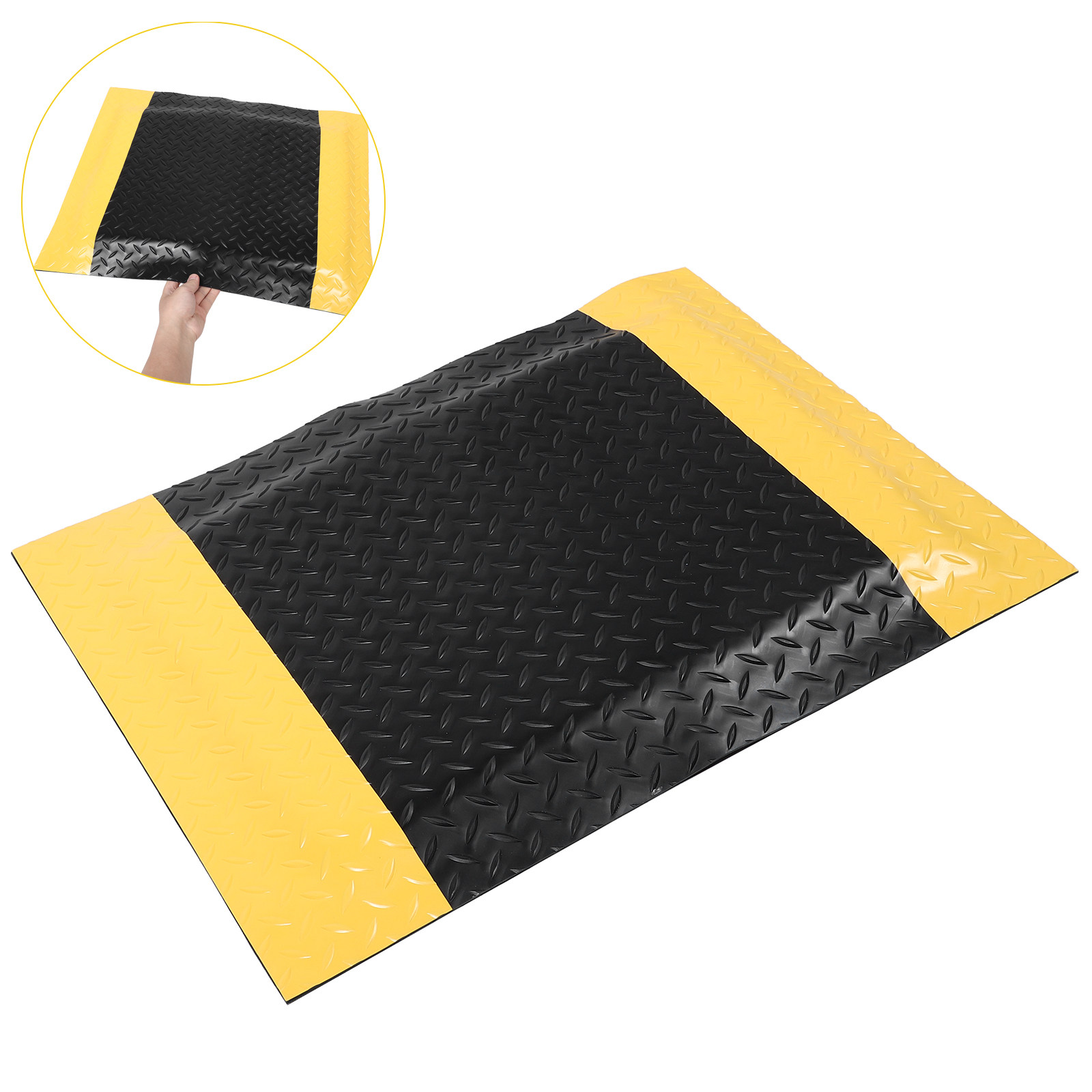 Anti Fatigue Mat - Alfombrilla industrial antiestática y antifatiga, de