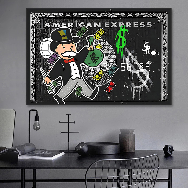 Home Office Background - 1 pieza sin marco, Alec Monopoly