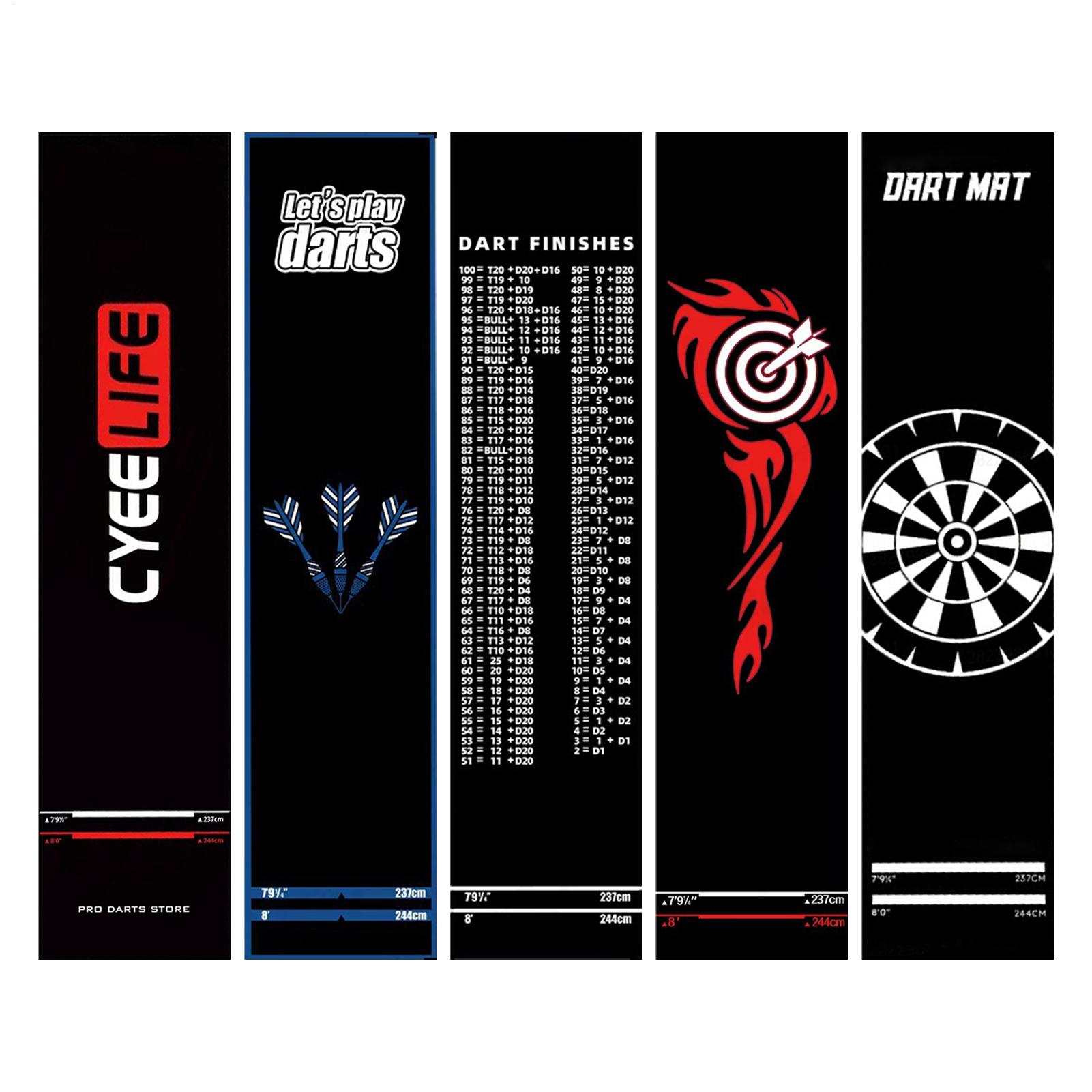 Home Office Rug - Tapete Antideslizante para Dardos (1 Unidad)