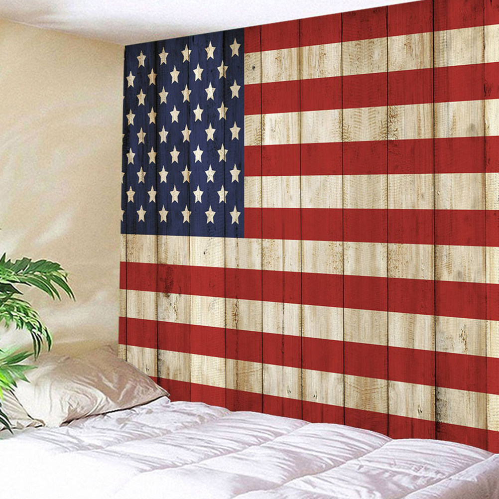 Home Office Background - Fondo temático con la bandera estadounidense,
