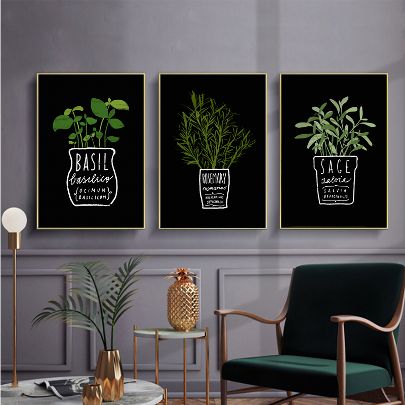 Home Office Depot - Pósteres e impresiones de plantas verdes