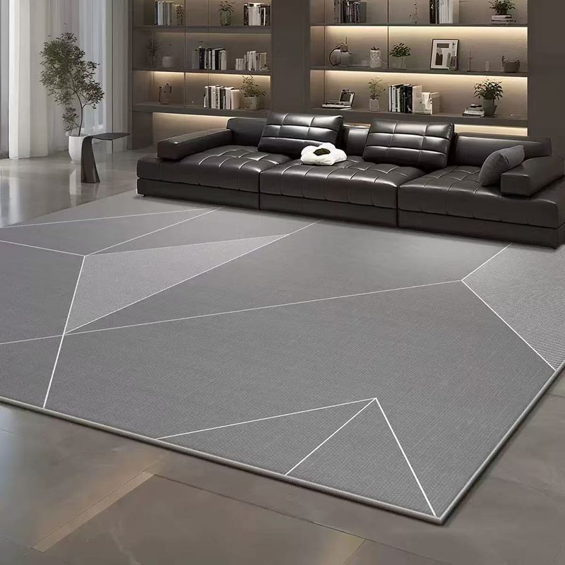 Home Office Rug - Alfombra Geométrica Moderna de Lujo VIKAMA,
