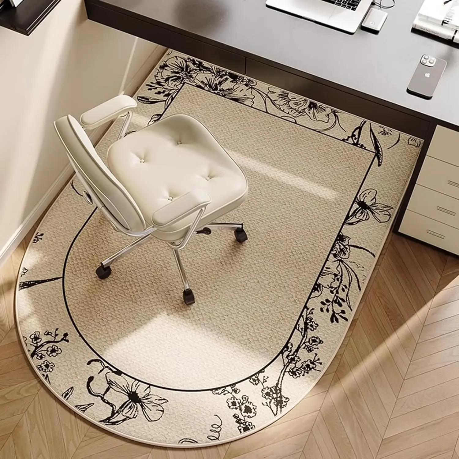 Home Office Rug - VIKAMA Alfombrilla Antideslizante para Silla de