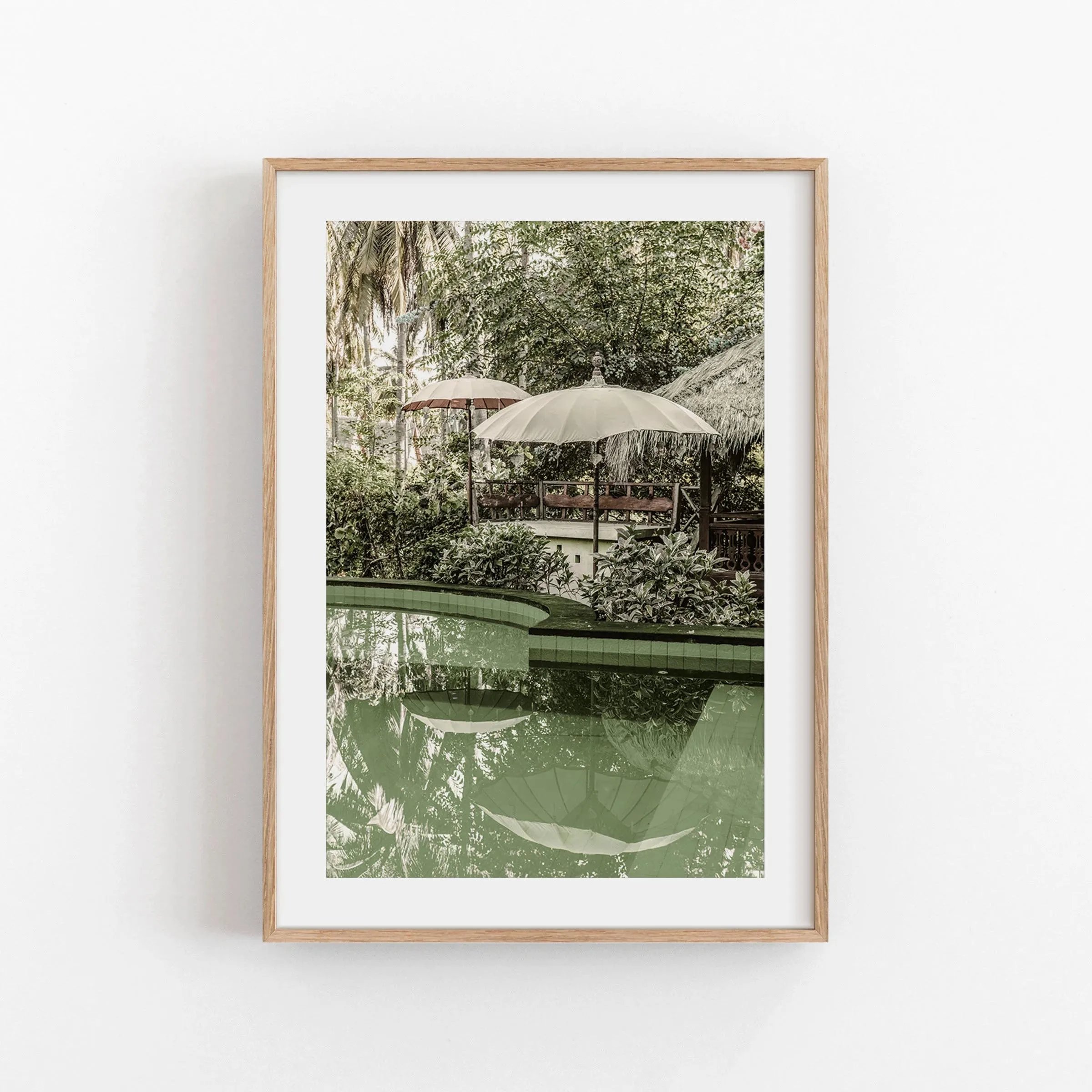 Home Office Bali - Impresión Artística en Lienzo de Paisaje
