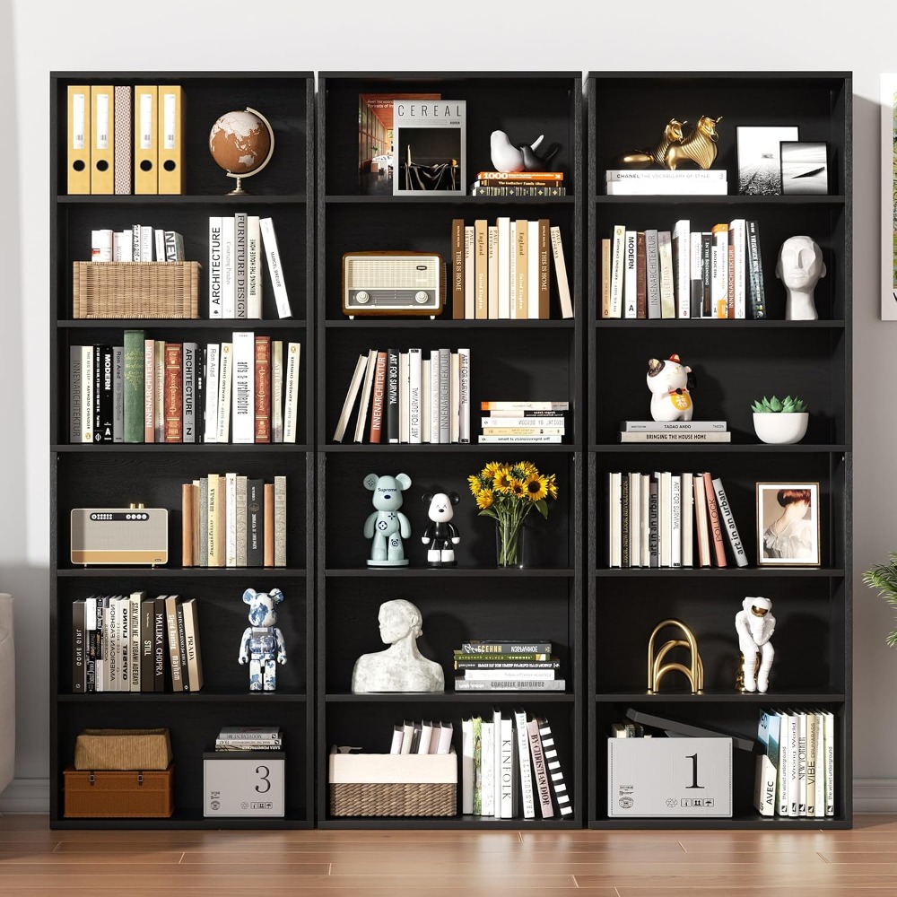 Librería Abierta de 6 Niveles, - Home Office In Living Room reseña y precio