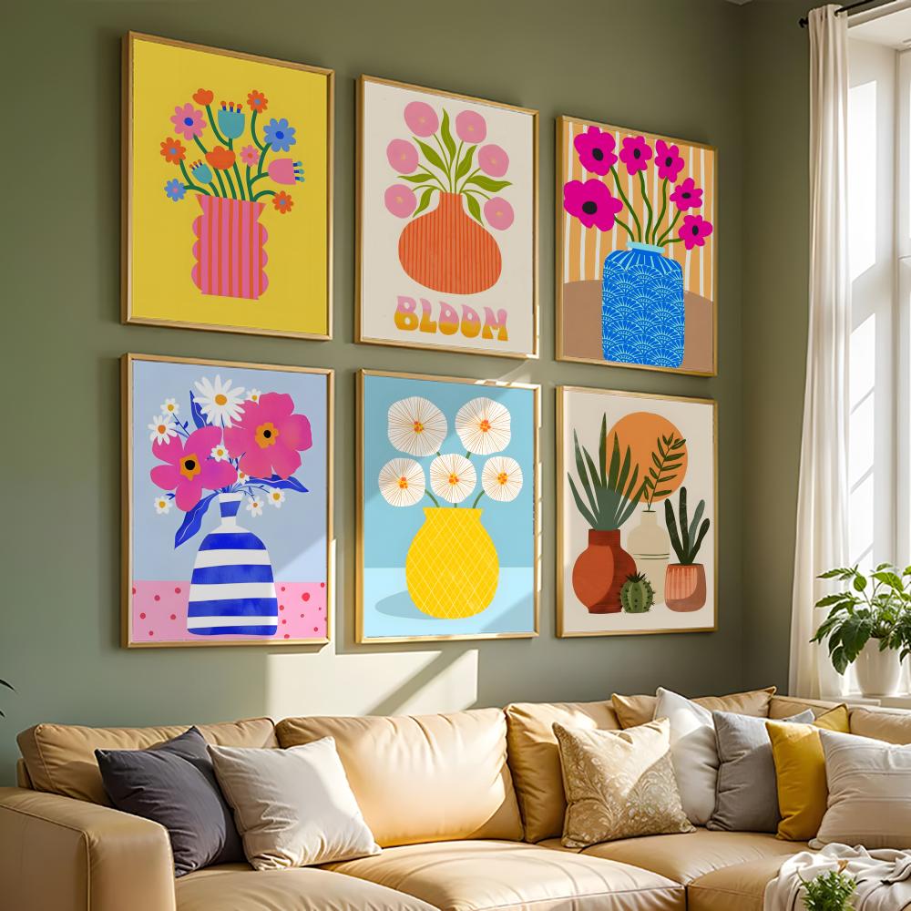 Pintura de jarrón de mercado d - Home Office Marketing reseña y precio