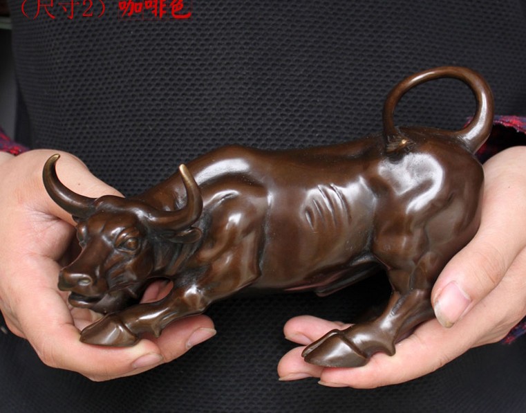 Estatua de Bronce Toro de la F - Home Office Marketing reseña y precio