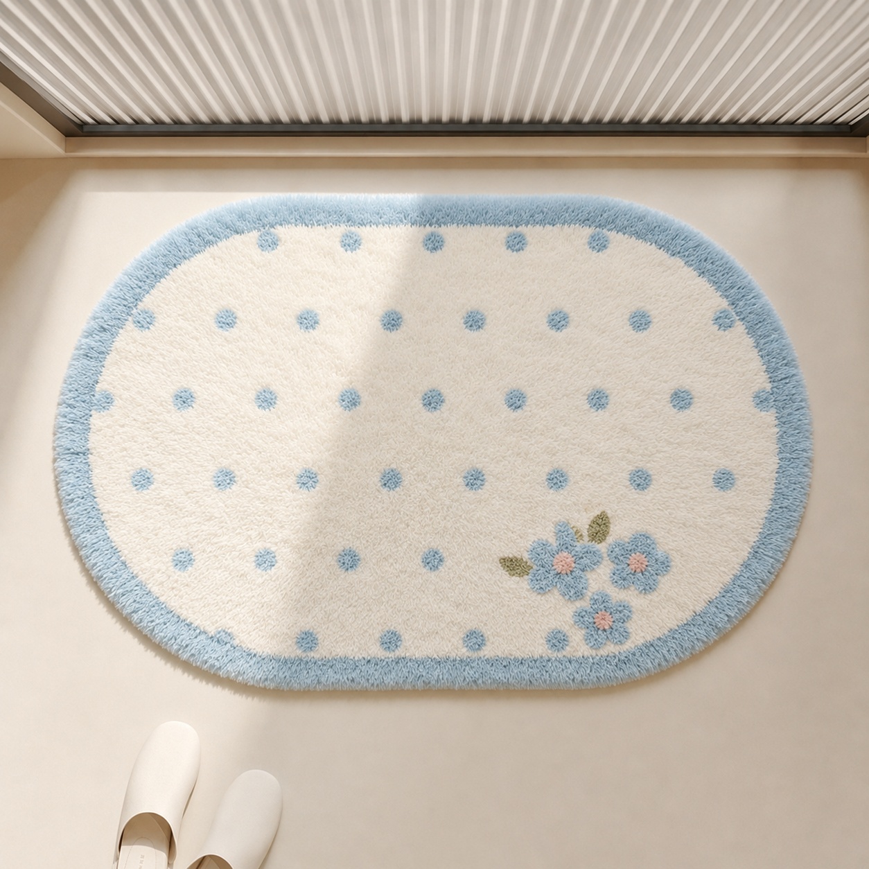 Alfombra de Baño de Felpa Rosa - Home Office Rug reseña y precio