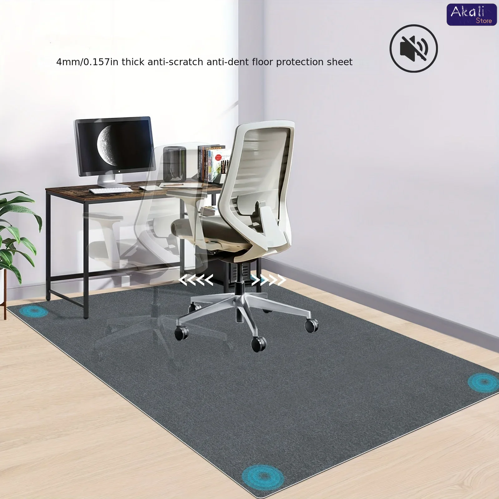Alfombra para silla de oficina - Home Office Rug reseña y precio