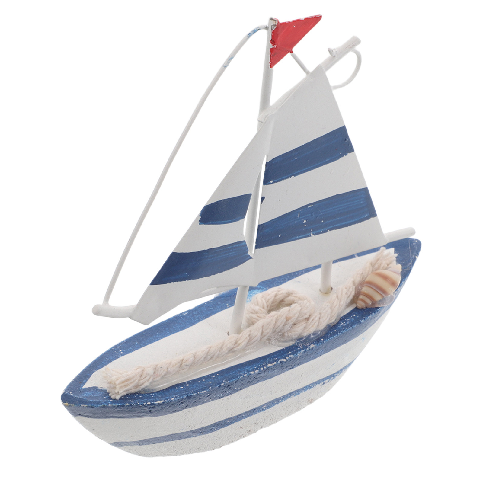 Mini barco de vela de madera,  - Home Office In Living Room reseña y precio
