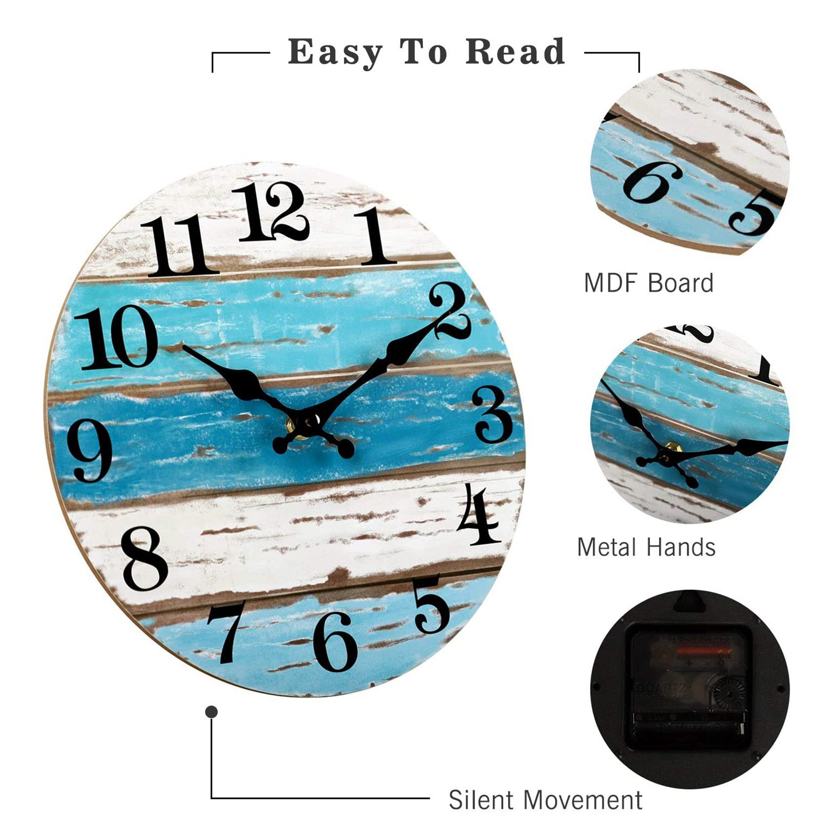 Reloj de Pared con Temática de - Home Office In Living Room reseña y precio