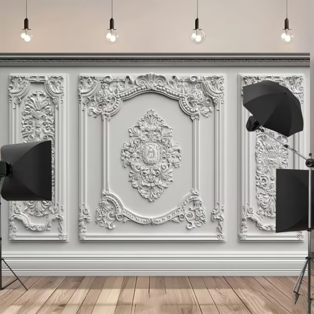 Fondo de Pared Blanco Vintage  - Home Office Background reseña y precio