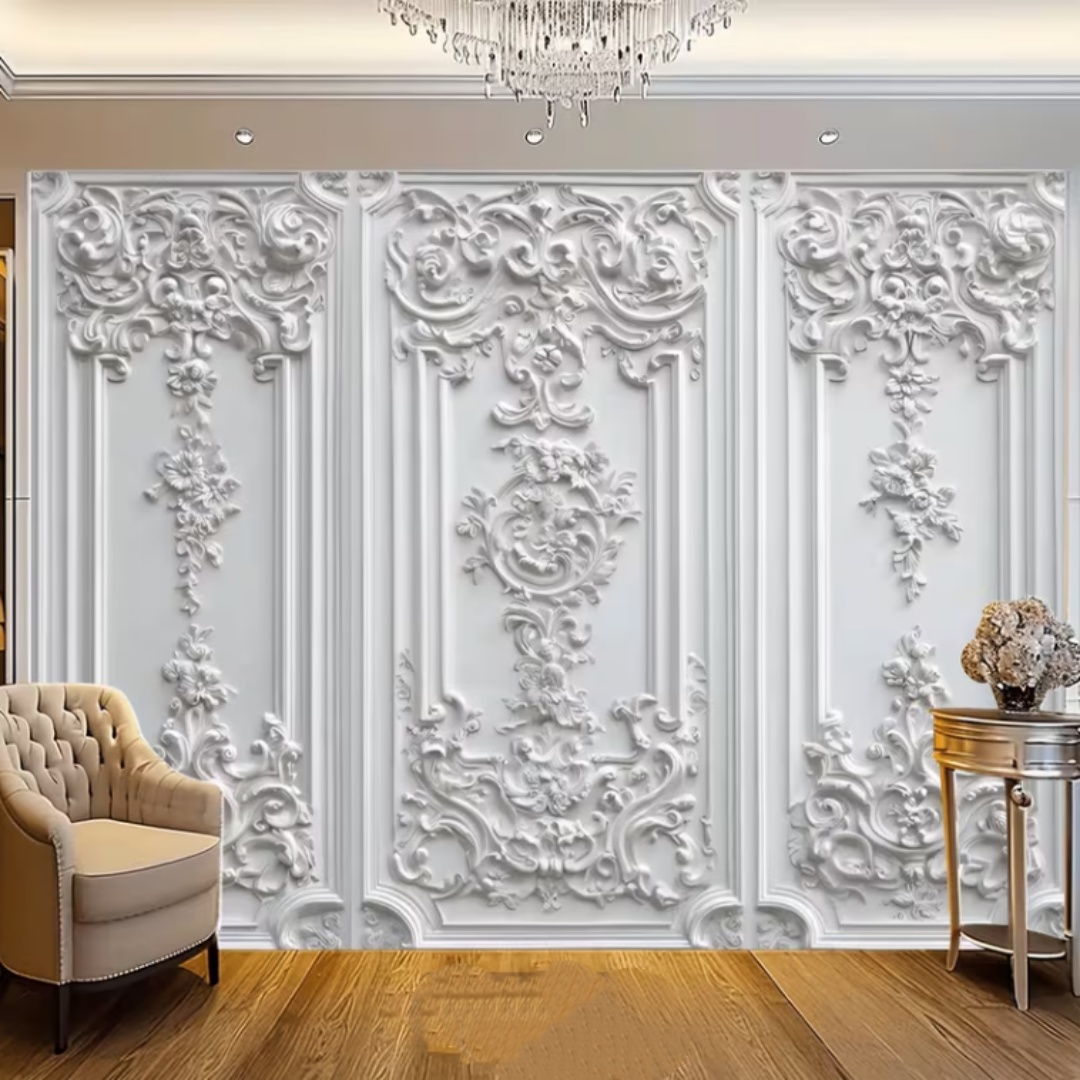 Fondo de Pared Blanco Vintage  - Home Office Background reseña y precio