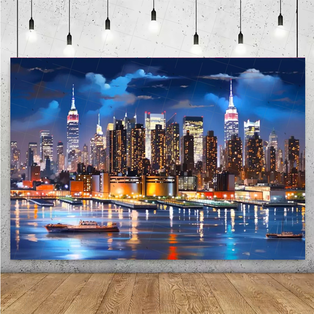 Fondo de edificio de gran altu - Home Office Background reseña y precio